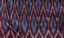 Picture of "Dark Purple, White and Sky Blue Ikkat Cotton Fabric"