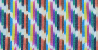 Picture of Multi Colour Ikkat Cotton Fabric