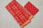 Picture of Red Checks Tie and Dye Bandhani Cotton Saree