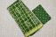 Picture of Green Checks Tie and Dye Bandhani Cotton Saree