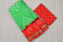 Picture of Parrot Green and Orange Tie and Dye Bandhani Cotton Saree Gadwal Border