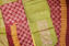 Picture of Maroon and Mehandi Green 3 Piece Katan Silk Discharge Print Dress Material