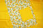 Picture of Beige and Yellow 3 Piece Bhagalpuri Silk Cotton Floral Print Dress Material