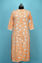 Picture of Melon Orange Rayon Printed Kurti