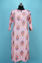 Picture of Baby Pink Rayon Printed Kurti