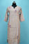 Picture of Onion Pink and White Stripes Cotton Embroided Kurti