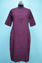 Picture of Purple Cotton Plain Style Kurti