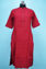 Picture of Maroon Cotton Plain Style Kurti