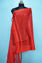 Picture of Red Self Checks Bhagalpuri Silk Dupatta