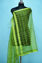 Picture of Green Self Big Checks Bhagalpuri Silk Dupatta