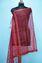 Picture of Maroon Self Big Checks Bhagalpuri Silk Dupatta