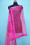 Picture of Pink Self Big Checks Bhagalpuri Silk Dupatta