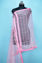 Picture of Peach Self Big Checks Bhagalpuri Silk Dupatta