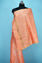 Picture of Melon Orange Bhagalpuri Silk Dupatta with Gold Zari Butta and Border