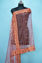 Picture of Nude and Maroon Tribal Design Organza Dupatta