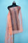 Picture of Melon Orange Self Stripes Bhagalpuri Silk Dupatta