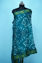 Picture of Peacock Green Art Silk Bandhani Dupatta with Zari Border