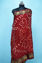 Picture of Brick Red Art Silk Bandhani Dupatta with Zari Border