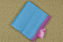 Picture of Sea Blue and Pink Plain Missing Checks Mangalagiri Silk Saree
