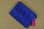 Picture of Royal Blue and Red Zari Stripes Mangalagiri Silk Saree