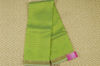 Picture of Mint Small Border Zari Checks Mangalagiri Silk Saree