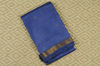 Picture of Denim Blue Small Zari Border with Butta Mangalagiri Silk Saree