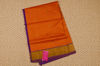 Picture of Orange and Purple Double Weave Butta Mangalagiri Silk Saree