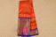 Picture of Orange and Violet Allover Zari Butta Mangalagiri Silk Saree with Rich Pallu and Big Kanchi Border