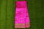 Picture of Bright Pink Chanderi Pure Silk Saree with Gold and Thread Small Zari Butta and Border