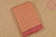 Picture of Melon Orange and Pink Mangalagiri Checks Handloom Cotton Saree