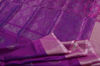 Picture of Purple Uppada Silk Saree with Silver Butta and Rich Pallu