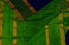 Picture of Violet and Parrot Green Checks Uppada Silk Saree