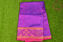 Picture of Dual Shade Purple and Pink Uppada Silk Saree with Small Pochampally Border