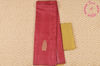 Picture of Maroon and Lemon Yellow Banana Silk Saree with Butta