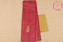 Picture of Maroon and Lemon Yellow Banana Silk Saree with Butta