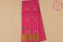 Picture of Bright Pink Big Zari Checks Mangalagiri Handloom Cotton Saree With Butta and Zari Border