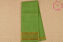 Picture of Mint Green Plain Mangalagiri Handloom Cotton Saree with Zari  Border