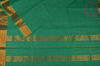 Picture of Sea Green and Pink Checks Mangalagiri Handloom Cotton Saree With Zari Border