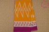 Picture of Yellow and Pink Screen Printed Malmal Cotton Saree