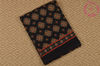 Picture of Black With Multicolour Hand Block Ajrakh Printed Malmal Cotton Saree