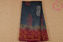 Picture of Purple and Sea Green Handblock Print Chanderi Silk Saree with Small Zari Border