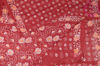 Picture of Red Batik Hand Printed Cotton Saree