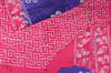 Picture of Violet and Pink Batik Hand Printed Cotton Saree
