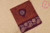 Picture of Brown and Maroon Batik Hand Printed Cotton Saree