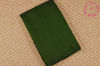 Picture of Green Plain Soft Handloom Cotton Saree